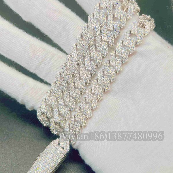 10mm necklaces for women 925 sterling silver vvs moissanite diamond cuban chain hip hop necklace
10mm necklaces for women 925 sterling silver vvs moissanite diamond cuban chain hip hop necklace