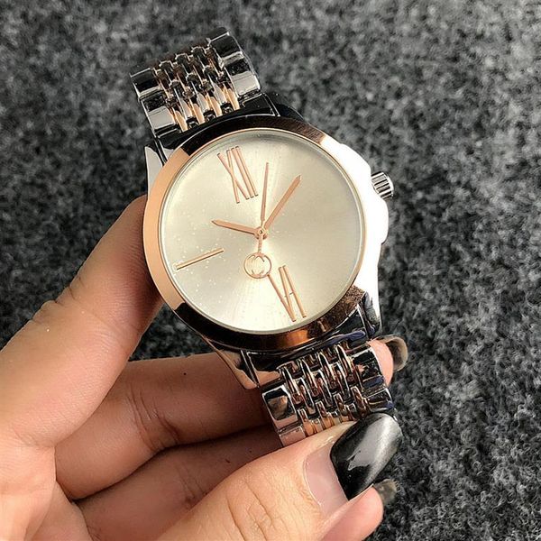 fashion brand watches women girl style metal steel band quartz wrist watch g40257f, Slivery;brown
fashion brand watches women girl style metal steel band quartz wrist watch g40257f, Slivery;brown