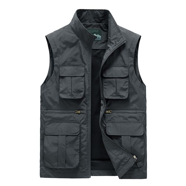 men's vests summer thin quick drying sleeveless jacket outdoor fishing pography stand collar tool 230418, Black;white
men's vests summer thin quick drying sleeveless jacket outdoor fishing pography stand collar tool 230418, Black;white