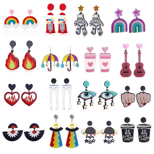 new clouds umbrella ocs milk tea leaves geometric acrylic earrings for women fashion cartoon travel wedding jewelry earringsdangle earrings, Silver
new clouds umbrella ocs milk tea leaves geometric acrylic earrings for women fashion cartoon travel wedding jewelry earringsdangle earrings, Silver