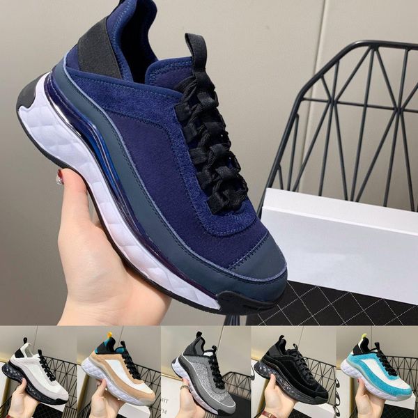 designer casual shoes fabric suede calfskin sneaker vintage sneaker men women trainers reflective increasing platform shoe leather, Black
designer casual shoes fabric suede calfskin sneaker vintage sneaker men women trainers reflective increasing platform shoe leather, Black
