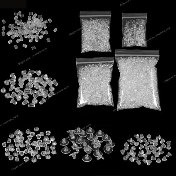 200-2000pcs soft silicone rubber earring back sers for stud earrings diy earring findings accessories bullet tube ear plugs jewelry makingje, Blue;slivery
200-2000pcs soft silicone rubber earring back sers for stud earrings diy earring findings accessories bullet tube ear plugs jewelry makingje, Blue;slivery