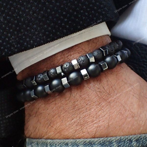 2pcs/set beaded bracelet men 8mm lava tiger eye stone bead charm men bracelet sets jewelry gift pulsera hombre fashion jewelrybracelets tige, Black
2pcs/set beaded bracelet men 8mm lava tiger eye stone bead charm men bracelet sets jewelry gift pulsera hombre fashion jewelrybracelets tige, Black
