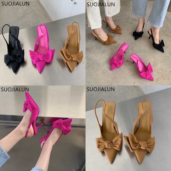 sandals summer brand women slingback sandals shoes fashion bow-knot pointed toe slip on ladies elegant dress pumps 230316, Black
sandals summer brand women slingback sandals shoes fashion bow-knot pointed toe slip on ladies elegant dress pumps 230316, Black