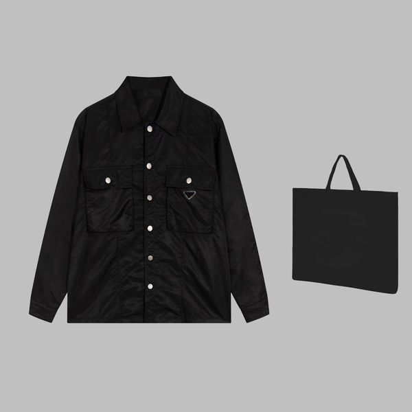2023 most new style men designer shirt classic retro jackets long sleeve jacket triangle design comfortable letter high-density nylon materi, White;black
2023 most new style men designer shirt classic retro jackets long sleeve jacket triangle design comfortable letter high-density nylon materi, White;black