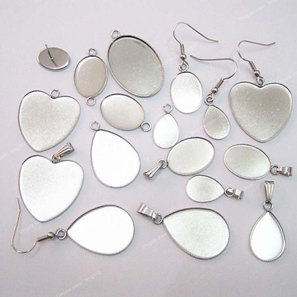 10pcs stainless steel blank bezel tray cabochon bezel heart oval water drop shape earring pendant cameo for diy jewelry craft jewelry making, Blue;slivery
10pcs stainless steel blank bezel tray cabochon bezel heart oval water drop shape earring pendant cameo for diy jewelry craft jewelry making, Blue;slivery