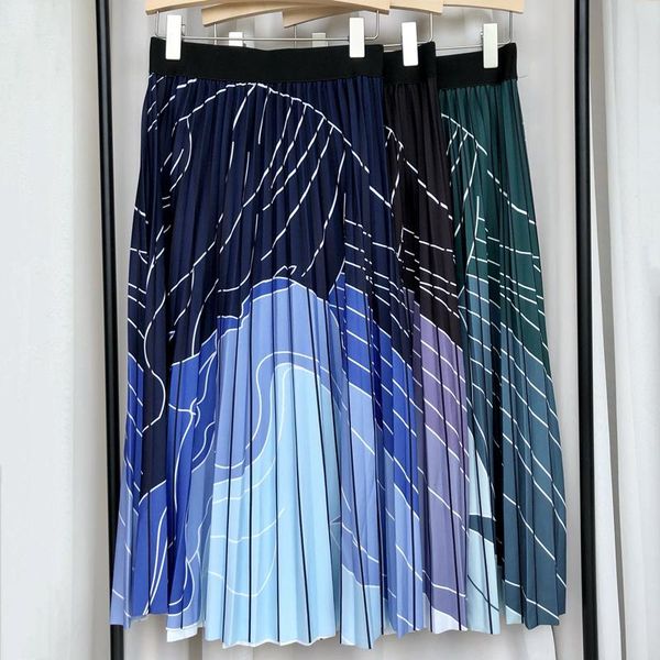 dresses autumn women pleated skirt high waist abstract print blue skirt a line midi skirt office lady elegant fashion long skirt, White;black
dresses autumn women pleated skirt high waist abstract print blue skirt a line midi skirt office lady elegant fashion long skirt, White;black