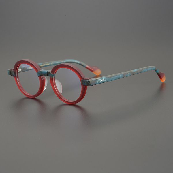 sunglasses frames designer brand handmade round glasse vintage wine red glasses matte acetate eyeglasse prescription 230417, Silver
sunglasses frames designer brand handmade round glasse vintage wine red glasses matte acetate eyeglasse prescription 230417, Silver