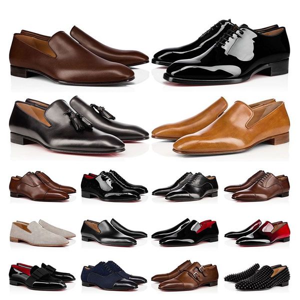 mens dress shoes luxury designers genuine leather rivets patent leather red shoe flat gradient men outdoor business party wedding oxfords, Black
mens dress shoes luxury designers genuine leather rivets patent leather red shoe flat gradient men outdoor business party wedding oxfords, Black