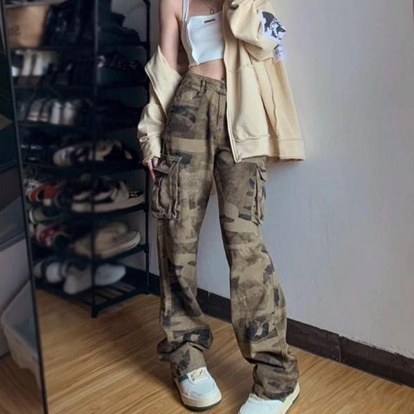jeans camouflage tooling personality pocket high waisted jeans womens summer y2k vintage streetwear slimming hiphop cargo pants women, Blue
jeans camouflage tooling personality pocket high waisted jeans womens summer y2k vintage streetwear slimming hiphop cargo pants women, Blue