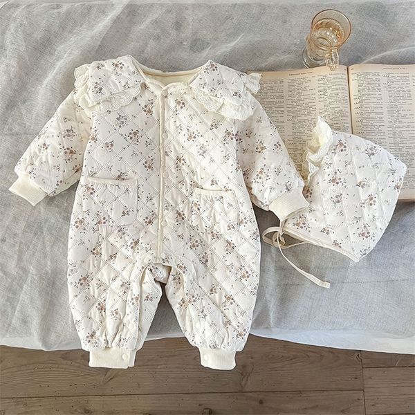rompers milancel winter baby clothes floral girls rompers fur lining toddler clothes with hat 230418, Blue
rompers milancel winter baby clothes floral girls rompers fur lining toddler clothes with hat 230418, Blue