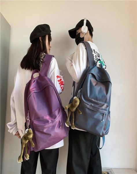 students schoolbag 2021 travel bags street trendy cool backpack korean version simple campus computer bag schoolbags college stude2378726