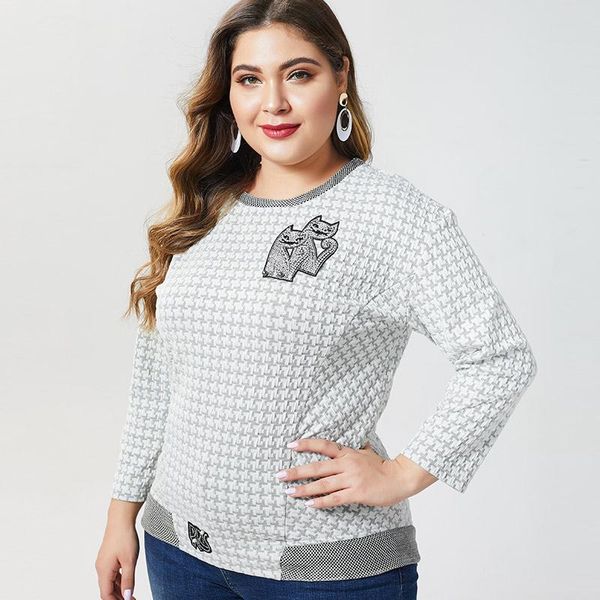 t-shirt 2021 autumn womens long sleeve plaid tshirt fashion ladies vintage elegant simple mom plus size, Black
t-shirt 2021 autumn womens long sleeve plaid tshirt fashion ladies vintage elegant simple mom plus size, Black