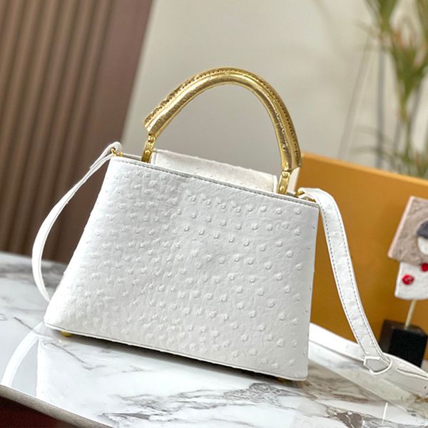 ostrich tote bag fashion shoulder bags large capacity women crossbody handbags genuine leather metal hardware flap letter hasp interior comp
ostrich tote bag fashion shoulder bags large capacity women crossbody handbags genuine leather metal hardware flap letter hasp interior comp