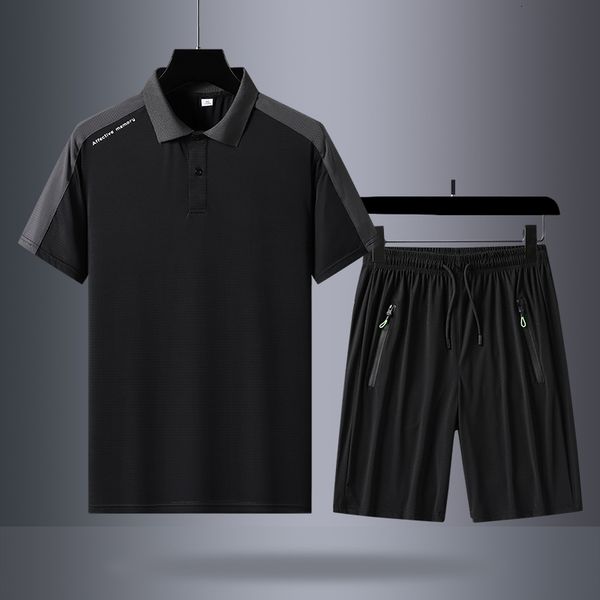 men's tracksuits summer black white tracksuits for men's set sleeves polo shirts shorts sportswear brand sporting suit oversize 5x, Gray
men's tracksuits summer black white tracksuits for men's set sleeves polo shirts shorts sportswear brand sporting suit oversize 5x, Gray