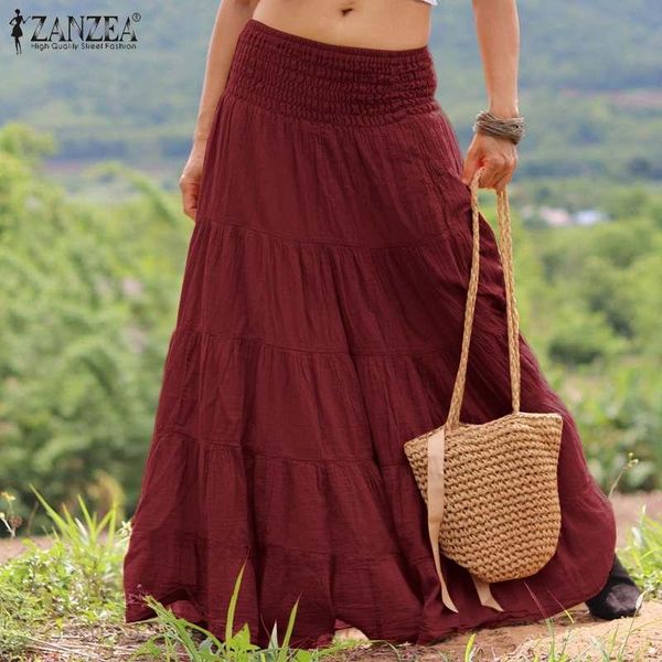 dresses autumn elastic waist solid holiday skirt zanzea oversized women maxi long skirts casual ruffles party faldas saia loose jupe, Black;gray
dresses autumn elastic waist solid holiday skirt zanzea oversized women maxi long skirts casual ruffles party faldas saia loose jupe, Black;gray
