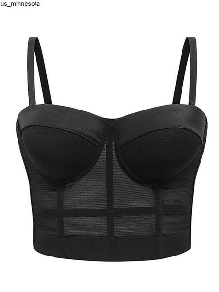 diy tanks camis black transparent bra mesh push up bralet women's tube corset bustier bra club party crop lingerie plus size j230418
diy tanks camis black transparent bra mesh push up bralet women's tube corset bustier bra club party crop lingerie plus size j230418