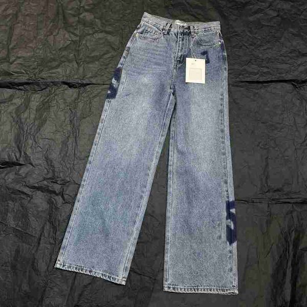 women's jeans designer early spring new simple, fashion, casual, versatile, slim printing, contrast color decorative straight floor tro, Blue
women's jeans designer early spring new simple, fashion, casual, versatile, slim printing, contrast color decorative straight floor tro, Blue