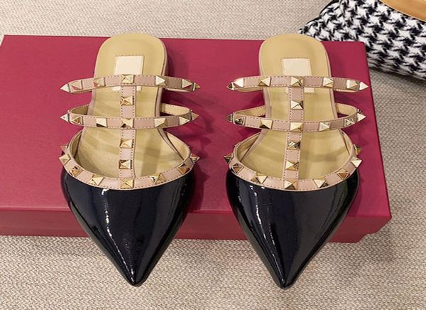 women sandals women 039s sandals fashion sandals rivet slippers summer semi baotou pointed flat bottom leather8078861, Black
women sandals women 039s sandals fashion sandals rivet slippers summer semi baotou pointed flat bottom leather8078861, Black