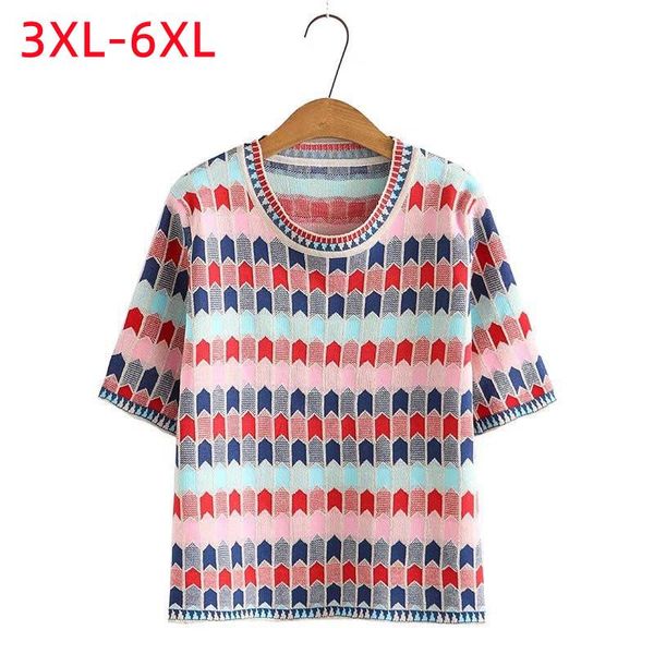 t-shirt new 2022 ladies summer plus size for women large size short sleeve slim elastic colourful knit tshirt 3xl 4xl 5xl 6xl, Black
t-shirt new 2022 ladies summer plus size for women large size short sleeve slim elastic colourful knit tshirt 3xl 4xl 5xl 6xl, Black