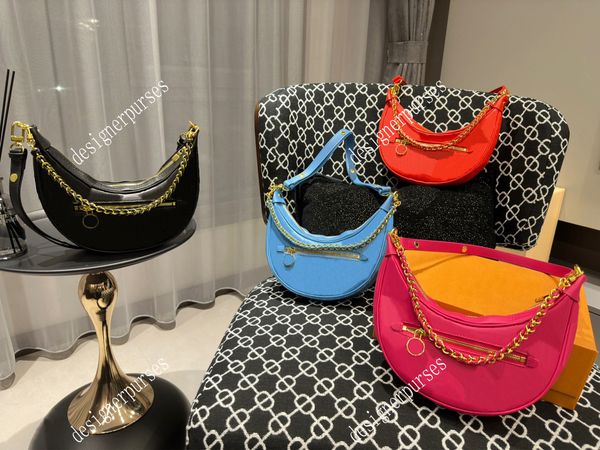 tz designer loop handbags women pea bags fashion embossed croissant bag half moon shoulder bags gold metal chain handbag zipper closure cros
tz designer loop handbags women pea bags fashion embossed croissant bag half moon shoulder bags gold metal chain handbag zipper closure cros
