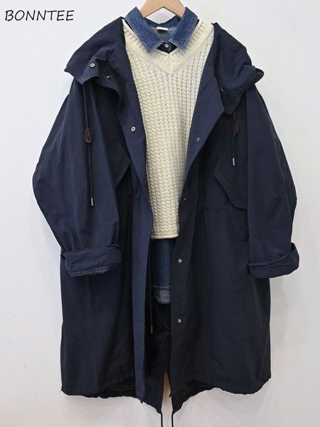 women's jackets hooded trench coat baggy teens streetwear minimalist college wind proof korean fashion clothes temper casual 230418, Black;brown
women's jackets hooded trench coat baggy teens streetwear minimalist college wind proof korean fashion clothes temper casual 230418, Black;brown