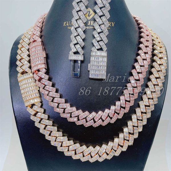 pendant necklaces baguette moissanite silver hip hop cuban link 18mm vvs moissanite cuban chain hip hop jewelry chain
pendant necklaces baguette moissanite silver hip hop cuban link 18mm vvs moissanite cuban chain hip hop jewelry chain