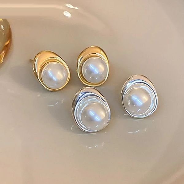 fashion jewelry 925 silvre needle stud earrings elegant temperament simulated pearl earrings for women gift, Golden;silver
fashion jewelry 925 silvre needle stud earrings elegant temperament simulated pearl earrings for women gift, Golden;silver