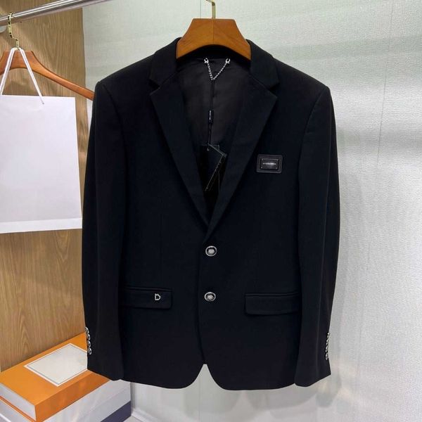 autumn winter dg suit designer jacket mens leather badge cotton cardigan coat fashion business casual suits, Black;brown
autumn winter dg suit designer jacket mens leather badge cotton cardigan coat fashion business casual suits, Black;brown