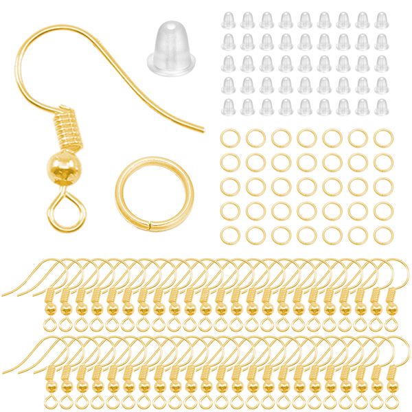 100/220/300pcs earrings set earring hooks open jump rings ear plug connects for diy jewelry making findings supplies accessories jewelry mak, Blue;slivery
100/220/300pcs earrings set earring hooks open jump rings ear plug connects for diy jewelry making findings supplies accessories jewelry mak, Blue;slivery