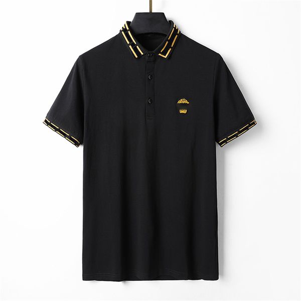 men's polo shirt t-shirt black and white head embroidery brand fashion business casual short sleeve 100% cotton premium breathable slim, White;black
men's polo shirt t-shirt black and white head embroidery brand fashion business casual short sleeve 100% cotton premium breathable slim, White;black