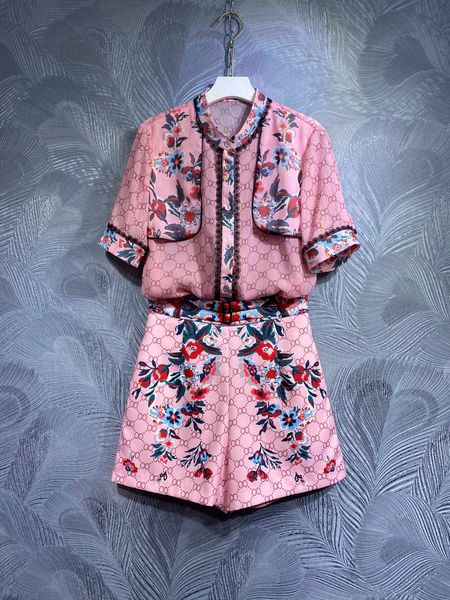summer women's two piece sets printed shirt set fashion two piece shirt high waist shorts fashionable set, White
summer women's two piece sets printed shirt set fashion two piece shirt high waist shorts fashionable set, White