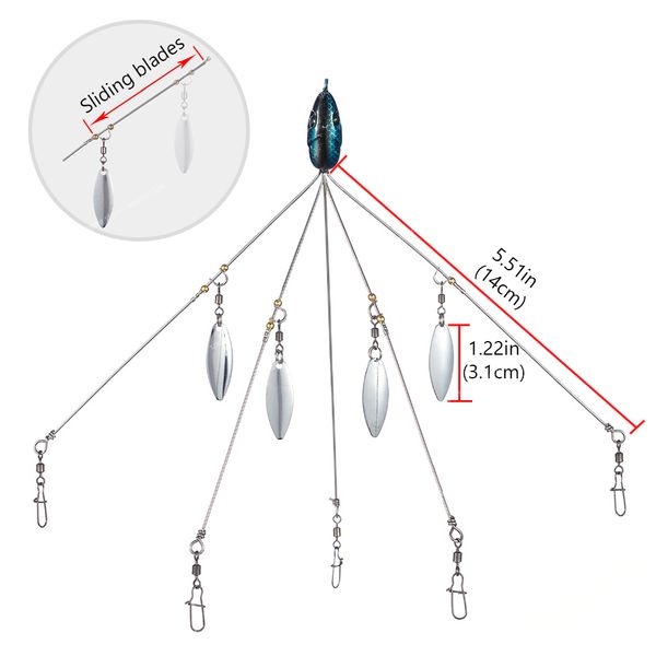 umbrella fishing lure rig 5 arms alabama rig head swimming bait bass fishing group lure snap swivel spinner , 18g fishingfishing lures alaba
umbrella fishing lure rig 5 arms alabama rig head swimming bait bass fishing group lure snap swivel spinner , 18g fishingfishing lures alaba