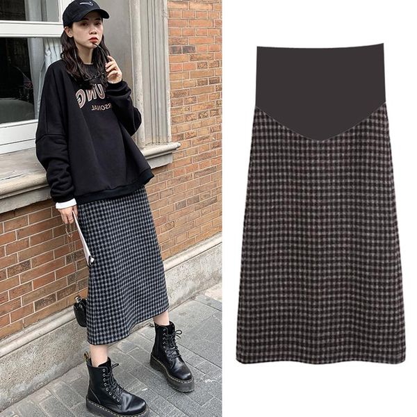 lounge 539# autumn winter thicken woolen maternity skirts chic ins belly a line skirt clothes for pregnant women pregnancy pencil skirt, White
lounge 539# autumn winter thicken woolen maternity skirts chic ins belly a line skirt clothes for pregnant women pregnancy pencil skirt, White