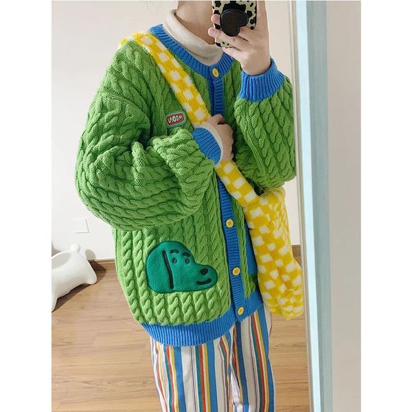 sweaters korobov korean chic v neck long sleeve knitted cardigans vintage streetwear pockets korean cardigan 2022 spring new sweater, White;black
sweaters korobov korean chic v neck long sleeve knitted cardigans vintage streetwear pockets korean cardigan 2022 spring new sweater, White;black