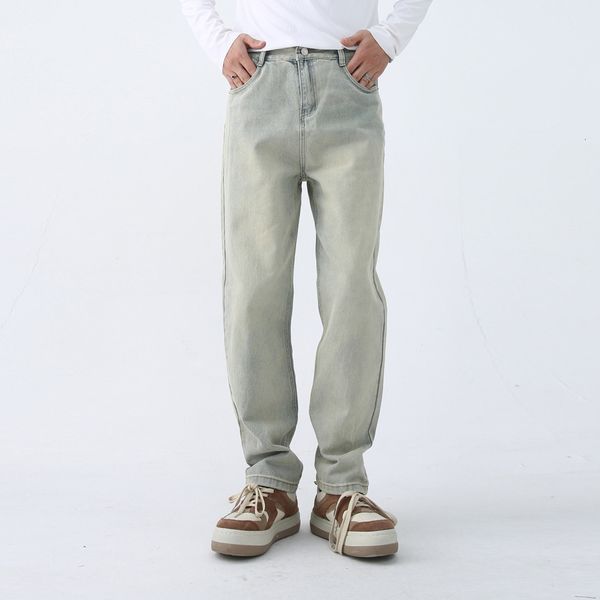 men's jeans 2023 men streetwear fashion loose casual american hip hop denim pants zipper split wash male trousers 230418, Blue
men's jeans 2023 men streetwear fashion loose casual american hip hop denim pants zipper split wash male trousers 230418, Blue