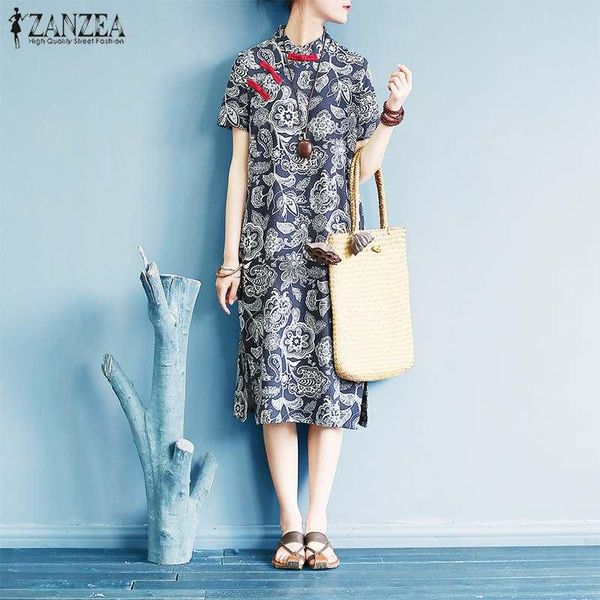 dresses zanzea women's stand collar buttons cheongsam dress summer traditional chinese dress vintage floral printed sundress vestido, Black;gray
dresses zanzea women's stand collar buttons cheongsam dress summer traditional chinese dress vintage floral printed sundress vestido, Black;gray