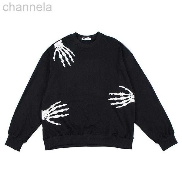 men's hoodies designer sweatshirts men ghost retro crew vibe hand-print oversized streetwear loose couple sweatshirts, Black
men's hoodies designer sweatshirts men ghost retro crew vibe hand-print oversized streetwear loose couple sweatshirts, Black