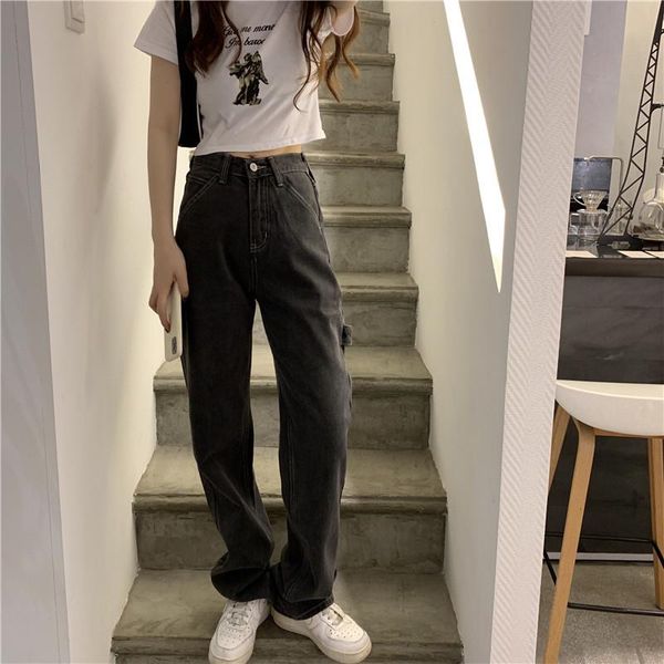 jeans dd2481 the new loose highwaisted straightleg jeans are slim and tall wideleg pants jeans, Blue
jeans dd2481 the new loose highwaisted straightleg jeans are slim and tall wideleg pants jeans, Blue