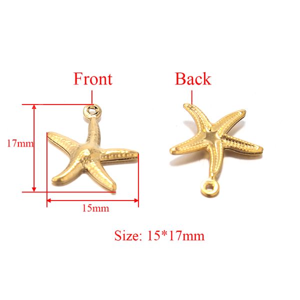 20pcs stainless steel starfish charms shell pendant necklace findings bracelet accessories for diy jewelry making fashion jewelrycharms, Silver
20pcs stainless steel starfish charms shell pendant necklace findings bracelet accessories for diy jewelry making fashion jewelrycharms, Silver