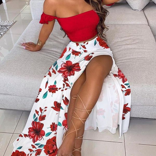 two piece dres boho elegant high side split maxi long skirts suit with strapless crop matching 2 set outfits 2023 jupe 230418, White
two piece dres boho elegant high side split maxi long skirts suit with strapless crop matching 2 set outfits 2023 jupe 230418, White