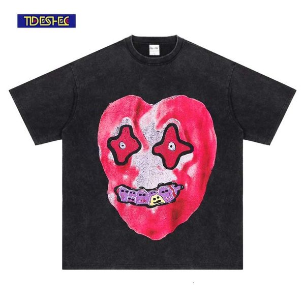 men's tshirts men hip hop washed tshirt streetwear funny heart monster print t shirt harajuku short sleeve cotton casual tshirt 230417, White;black
men's tshirts men hip hop washed tshirt streetwear funny heart monster print t shirt harajuku short sleeve cotton casual tshirt 230417, White;black