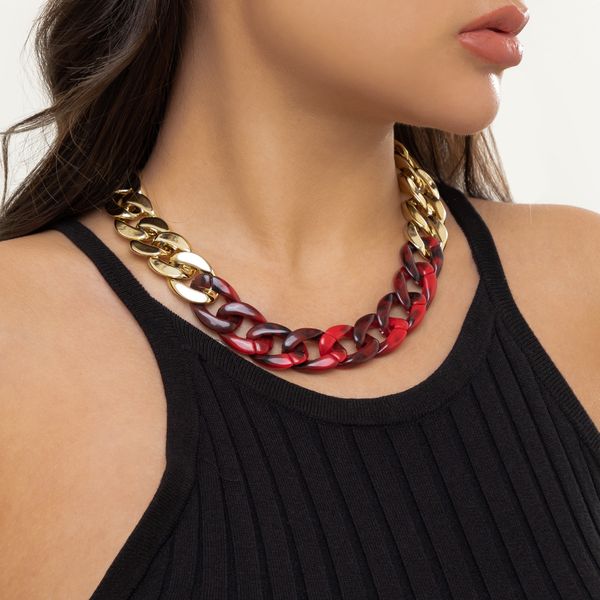 designer necklace punk hollow acetate cross buckle chain necklace female hip hop metal aluminum chain acrylic splice necklace, Golden;silver
designer necklace punk hollow acetate cross buckle chain necklace female hip hop metal aluminum chain acrylic splice necklace, Golden;silver