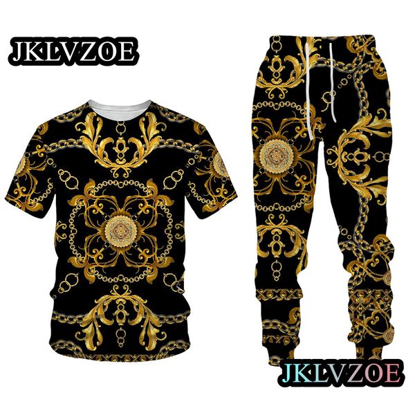 men's tracksuits summer men's luxury t-shirt trousers set fashion chain print tracksuit 2 pieces casual men clothing oversized str, Gray
men's tracksuits summer men's luxury t-shirt trousers set fashion chain print tracksuit 2 pieces casual men clothing oversized str, Gray