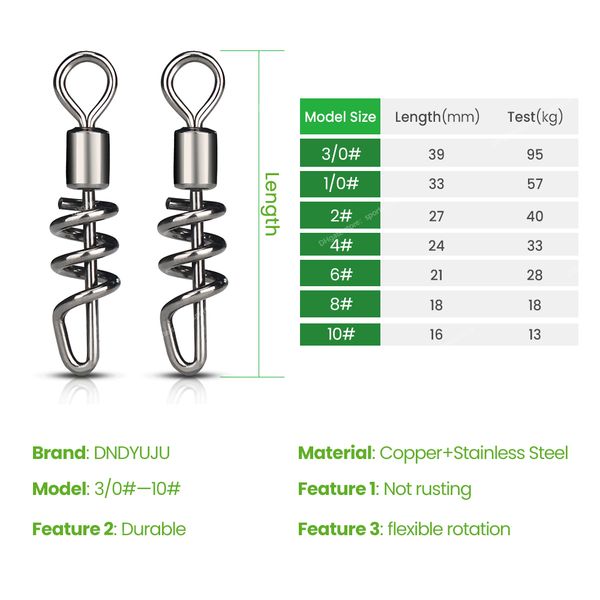 fishingfishing tools 20pcs model rolling swivel with screwed snap ball bearing rolling swivel solid ring fishing connector fishing hook
fishingfishing tools 20pcs model rolling swivel with screwed snap ball bearing rolling swivel solid ring fishing connector fishing hook