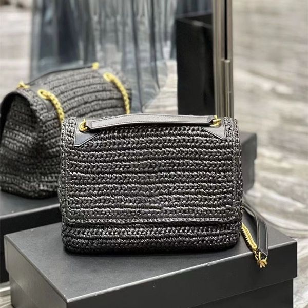 women straw bag shoulder bags summer knitting handbag women basket bags luxury messenger black
women straw bag shoulder bags summer knitting handbag women basket bags luxury messenger black