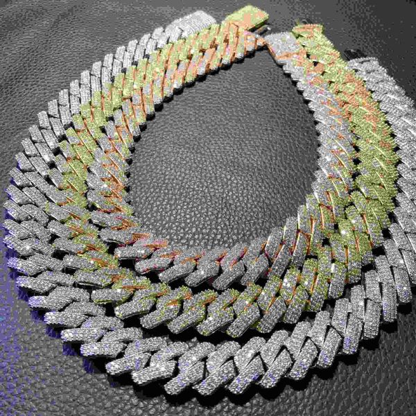 men hip hop jewelry 20mm cuban chain necklace gold plated iced out cz prong cuban link chain necklace diamond cuban chain, Silver
men hip hop jewelry 20mm cuban chain necklace gold plated iced out cz prong cuban link chain necklace diamond cuban chain, Silver