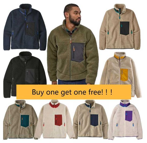 patagonias men fleece jacket classic retro mens thick warm down designer models lamb cashmere stand collar couple winter coats 66, Black;brown
patagonias men fleece jacket classic retro mens thick warm down designer models lamb cashmere stand collar couple winter coats 66, Black;brown