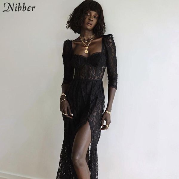 dresses nibber hollow seethough elegant dresses bodycon for womens lace 2021 summer party female loose long dress mujer vestidos, Black;gray
dresses nibber hollow seethough elegant dresses bodycon for womens lace 2021 summer party female loose long dress mujer vestidos, Black;gray