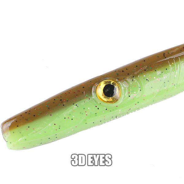 crazy slug 185mm/3pcs 125mm/6pcs soft fishing lure seabass artificial bait silicone worm shad eel needlefish fishingfishing lures fishing cr
crazy slug 185mm/3pcs 125mm/6pcs soft fishing lure seabass artificial bait silicone worm shad eel needlefish fishingfishing lures fishing cr